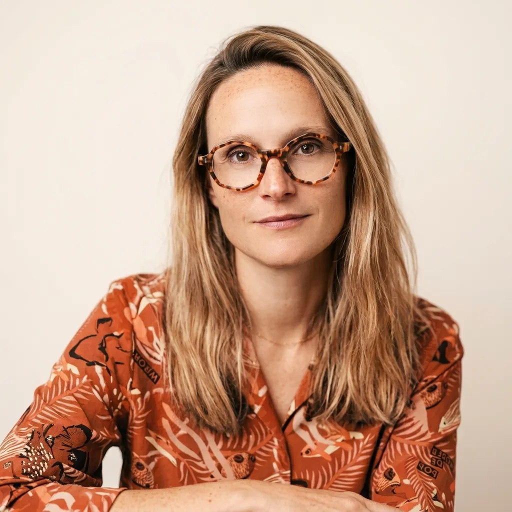 Portrait de Justine, cofondatrice d'Atelier JUMI